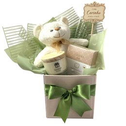 Imagem de Presente Cesta Luxo Maternidade Mamãe e bebê