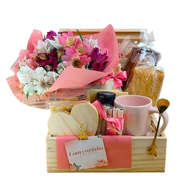 Imagem de  Cesta de Café da Manhã Rustica Gratidão