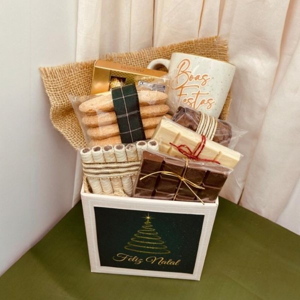 Cesta de Presente - Sabores  Encanto de Natal