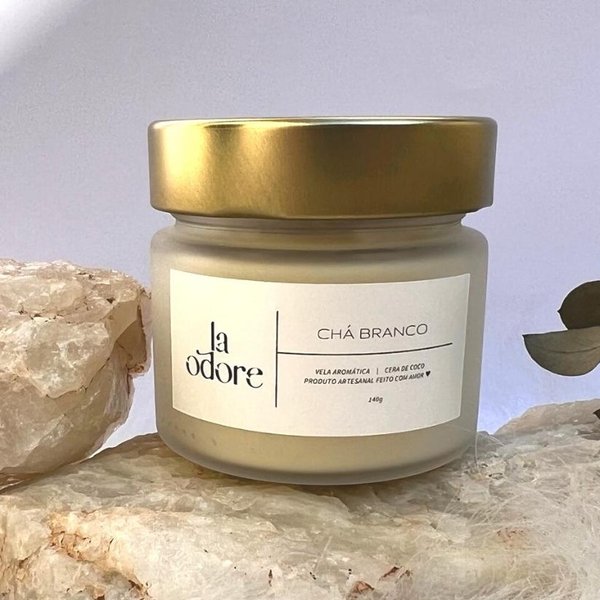 Vela Aromática Chá Branco
