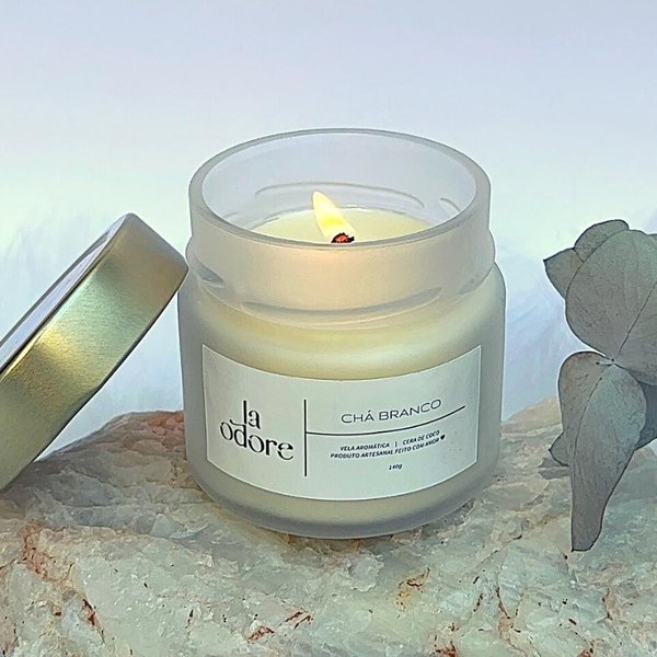 Vela Aromática Chá Branco