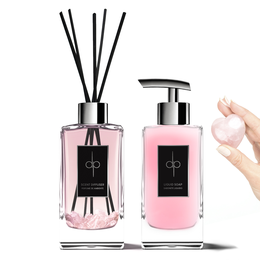 Imagem de Kit Rose Quartz (Amor e Alegria) Difusor & Sabonete