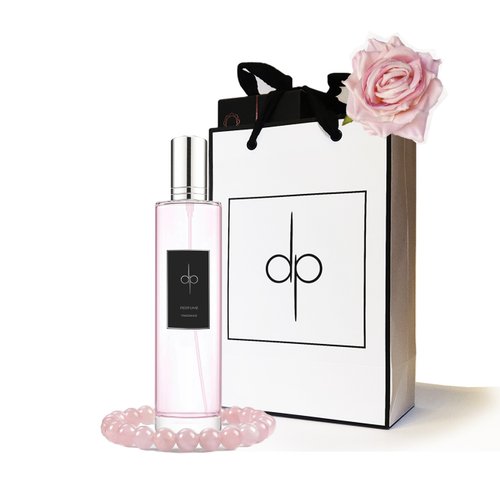 Kit Quartzo Rosa - Perfume & Pulseira
