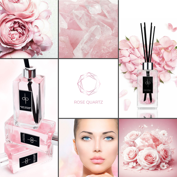 Kit Rose Quartz (Amor e Alegria) Difusor & Perfume