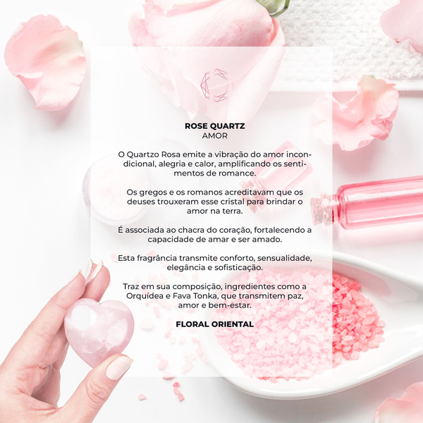 Kit Rose Quartz (Amor e Alegria) Difusor & Perfume