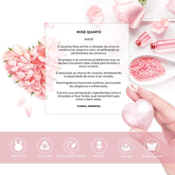 Kit Rose Quartz (Amor) - Aromatizador & Spray