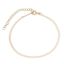 Imagem de Pulseira Bolinhas Achatadas Banhada a Ouro 18K