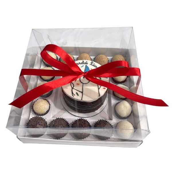 Festa na Caixa Bento Cake Chocolate Rep Bardei