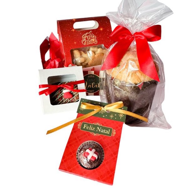 Cesta Natalina Panetone Frutas