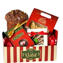 Imagem de Cesta Natalina Panetone Pistache Recheado