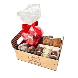 Imagem de Cesta Amor No Ar de Chocolate