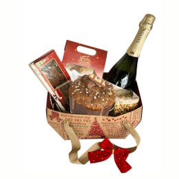 Imagem de Cesta Celebrar o Natal - Chocotone Kinder Bueno