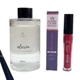 Imagem de Kit Perfume de Ambiente e Batom Vermelho 