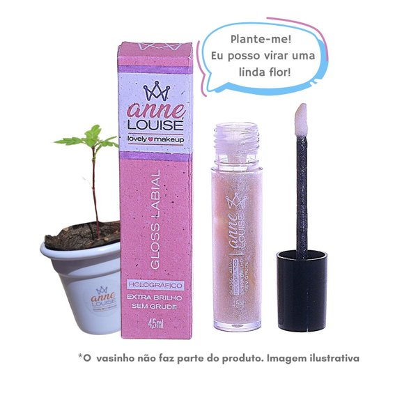 Kit 3 Gloss Labial Vegano 4,5 mL Glow