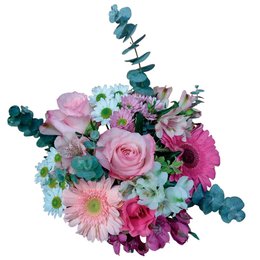 Imagem de Buquê Carinho Em Tons de Rosa