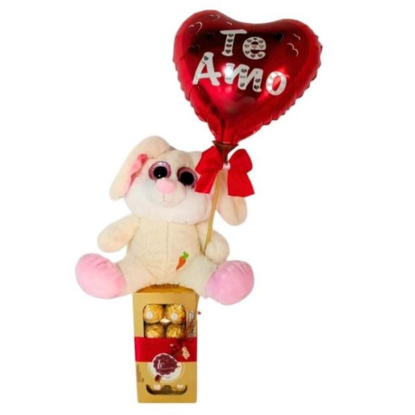 Kit Te Amo com Pelúcia