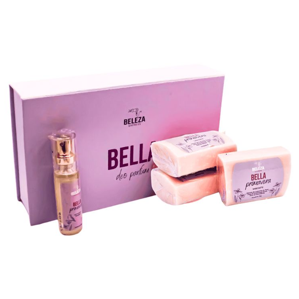 Kit Perfume e Sabonetes Bella Primavera 