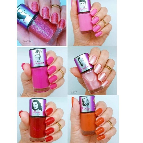 Kit de Esmaltes Com Lata Multiuso 