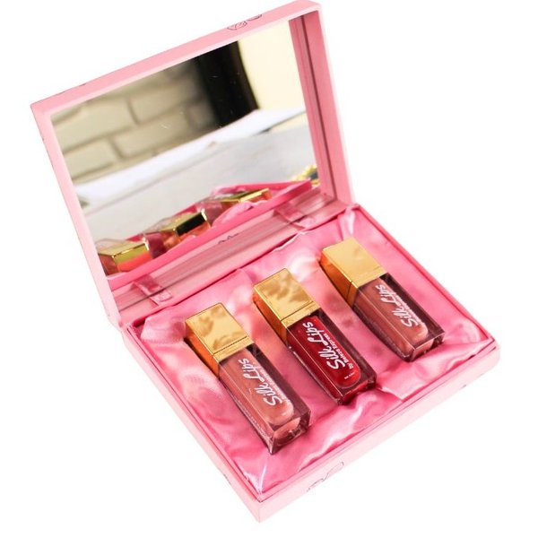 Kit de Batons Líquidos Com Ácido Hialurônico Silk Lips