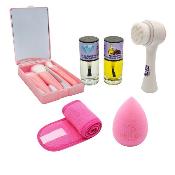 Kit Presente Lata com Acessórios de Skincare G