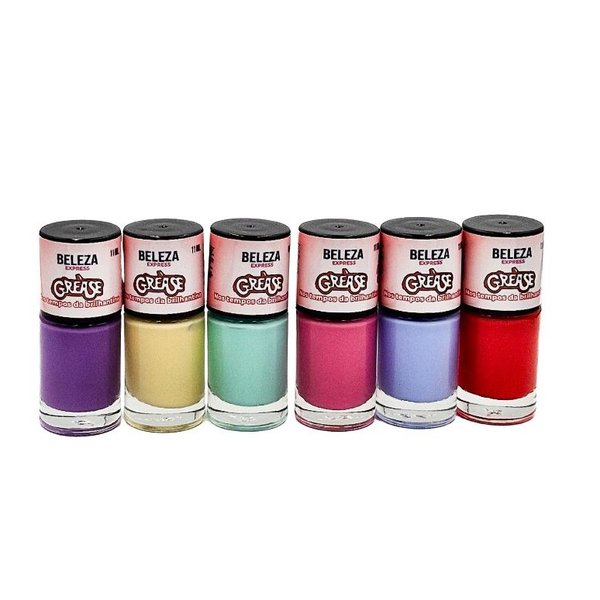 Kit de Esmaltes Coleção Grease e Lenço Bandana