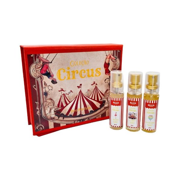 Kit de Perfumes Coleção Circus e Caixa Musical