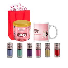 Imagem de Kit Presente Lata com Esmaltes e Caneca Grease