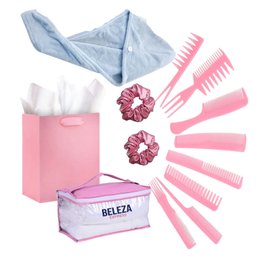 Imagem de Kit de pentes e toalha Love My Hair 