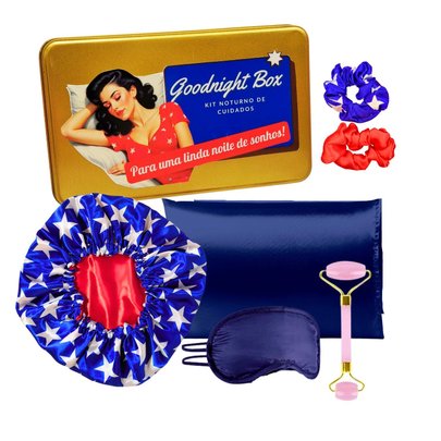 Kit Presente Lata de acessórios de cabelo e bem-estar