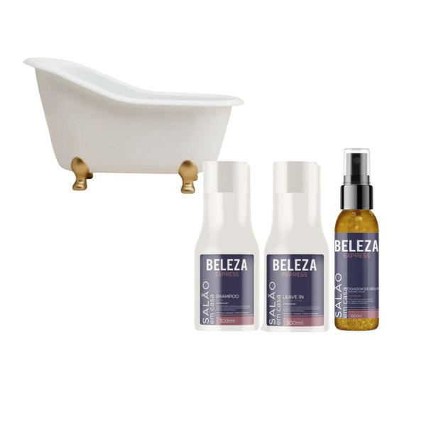 Kit Cabelo de Salão em Casa Beleza Express