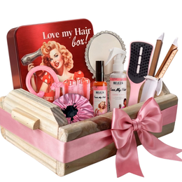 Imagem de Kit acessórios Love My Hair Beleza Express vermelho