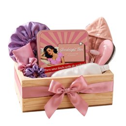 Imagem de Kit Lata de Acessórios Bem-Estar Goodnight Box Rosa