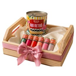 Imagem de Kit de Esmaltes com Lata Rio Retrô