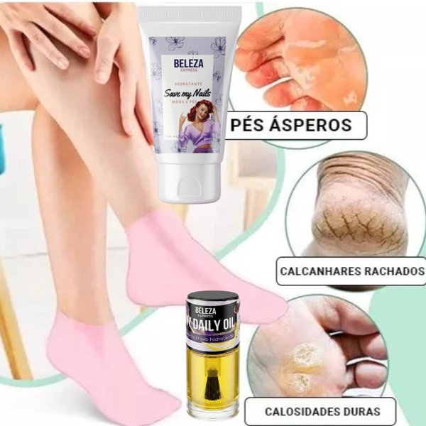  Kit hidratante pés macios Save My Nails 