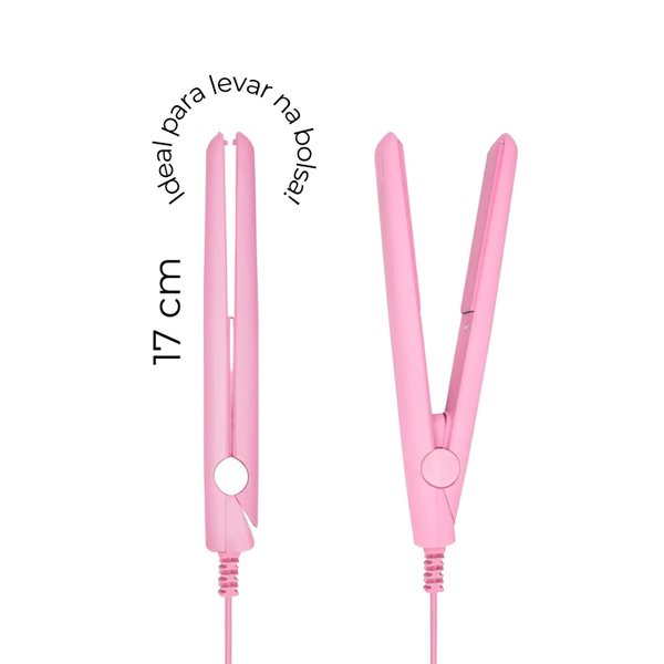 Kit presente Love my Hair com Mini Pranchinha