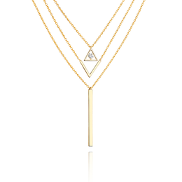 Imagem de  Colar Trio Velmont Ouro Amarelo