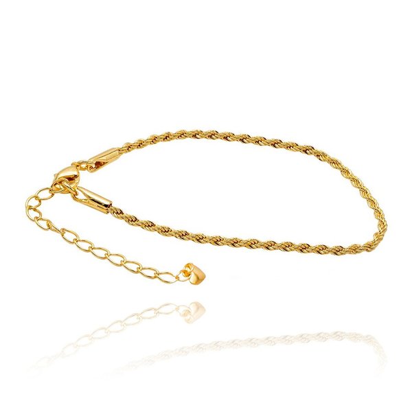 Pulseira Cordão Baiano Ouro Amarelo 18K