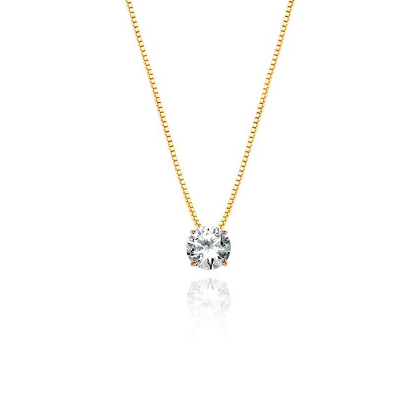 Colar Touch Ponto de Luz Major Ouro Amarelo 18K
