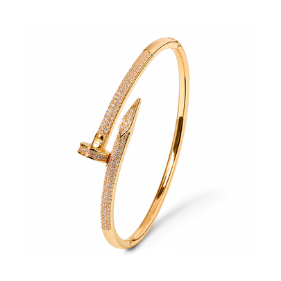 Bracelete Prego Majesté Cravejado