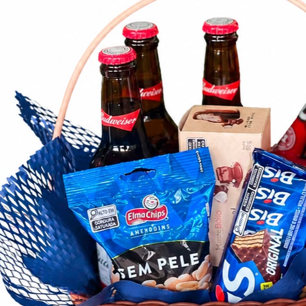 Cesta happy hour cervejas
