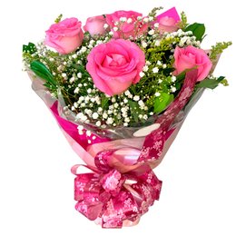 Imagem de Buque Luxo Rosado