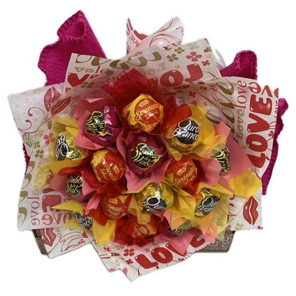 Buquê 15 Bombons Misto