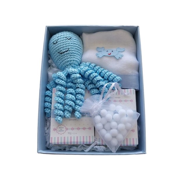 Presente Maternidade azul