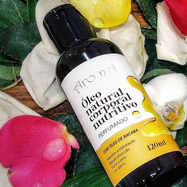 Óleo Corporal de Bacaba Natural e Vegano Aromá 120ml