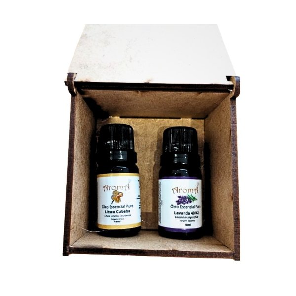 Kit com Óleos Essenciais Durma Bem