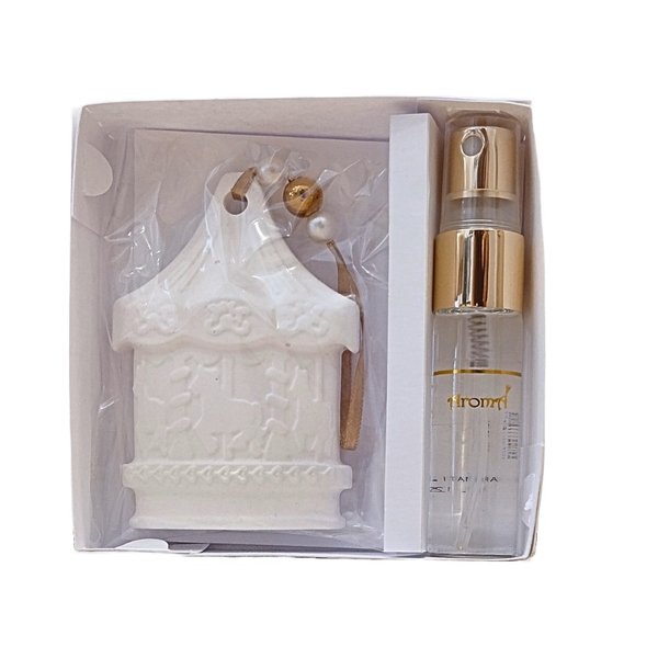 Kit Gesso Perfumado Carrossel Aromatizador Spray 