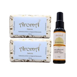 Imagem de Kit Bem Estar 2 Sabonetes Felicità + Pillow Mist 