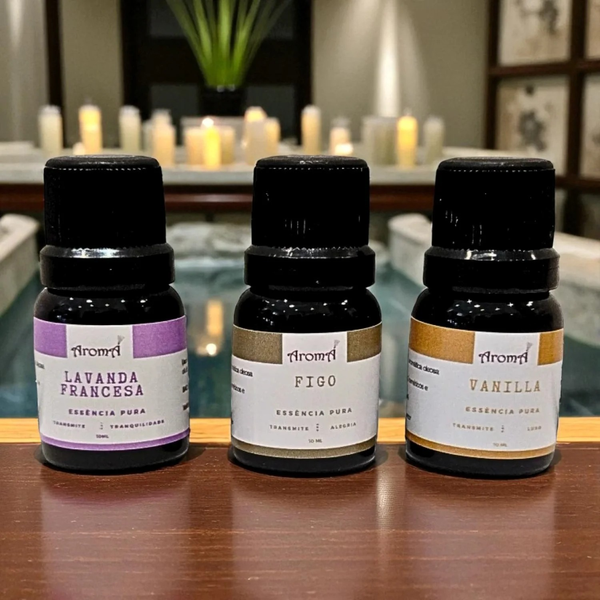 Kit Masculino Difusor Elétrico Black + 3 Essências 