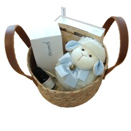 Imagem de Kit Nascimento Maternidade Menino Aromá Cesto Carnaúba