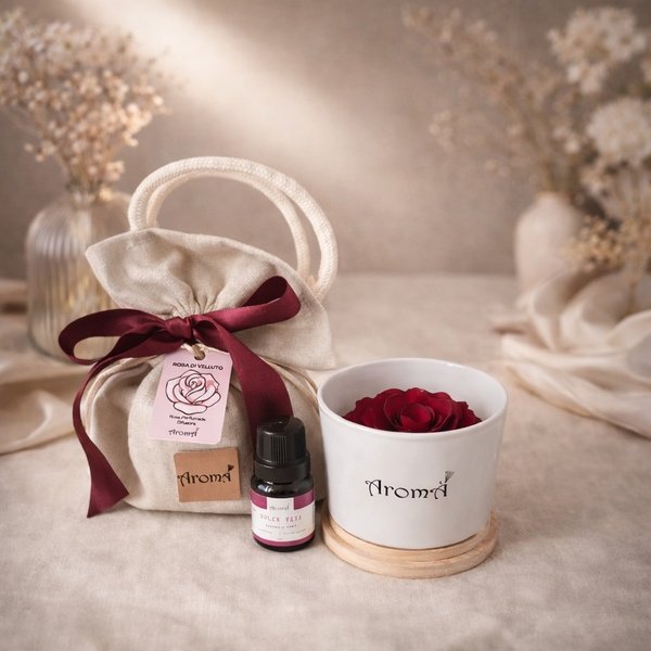 Rosa di Velluto Rosa Difusora Perfumada Vermelha 